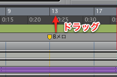 マーカー削除 マーカー削除