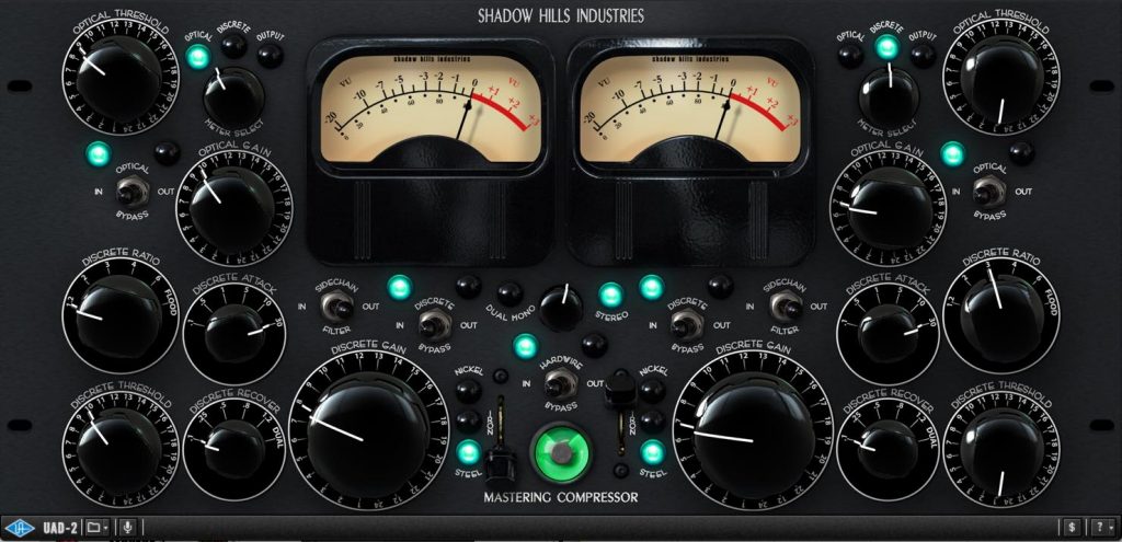 Uad Shadow Hills Mastering Compressor