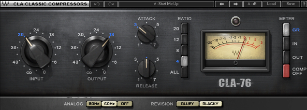 How to use vintage compressors (WAVES CLA-76)