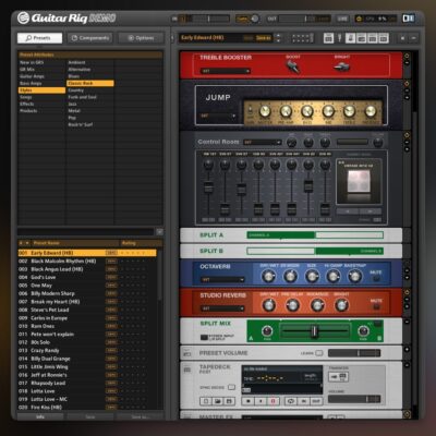 DJエフェクト豊富なGuitar Rig 5