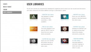 User Libraries