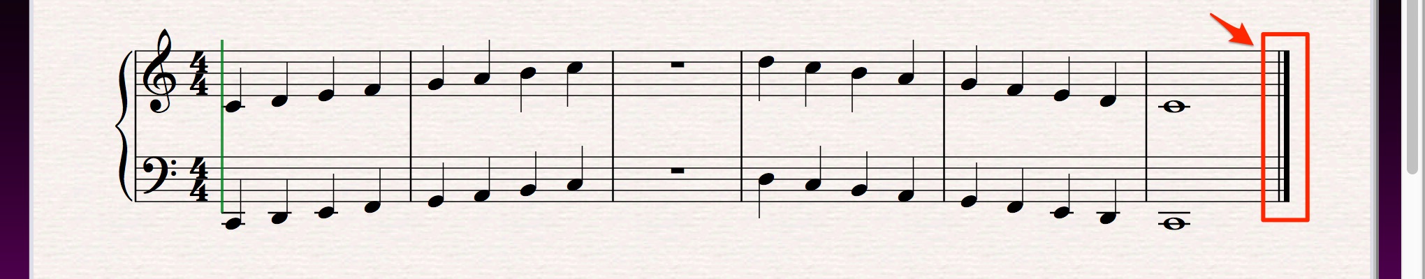 無題_と_Avid_Japan_Audio_Blog__Sibeliusで歌もの楽曲の楽譜作成にチャレンジ_3「画面のスクロール操作、旗の向きの調整、小節の追加・削除」