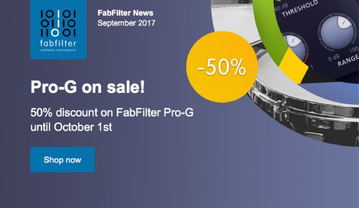 FabFilter Pro-G 50%OFF