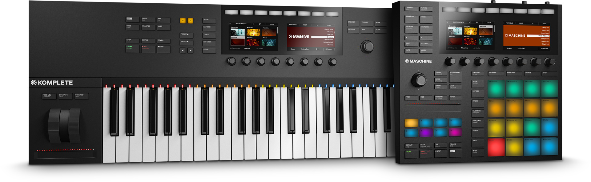 新型の MASCHINE と KOMPLETE KONTROL を発表