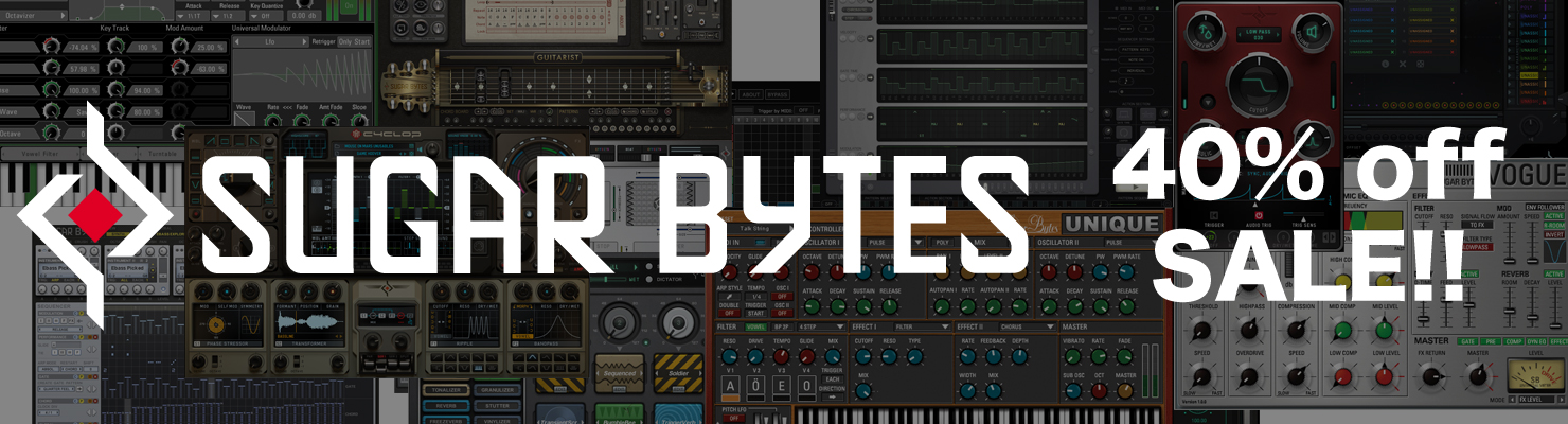 Sugar-Bytes 40% off セール