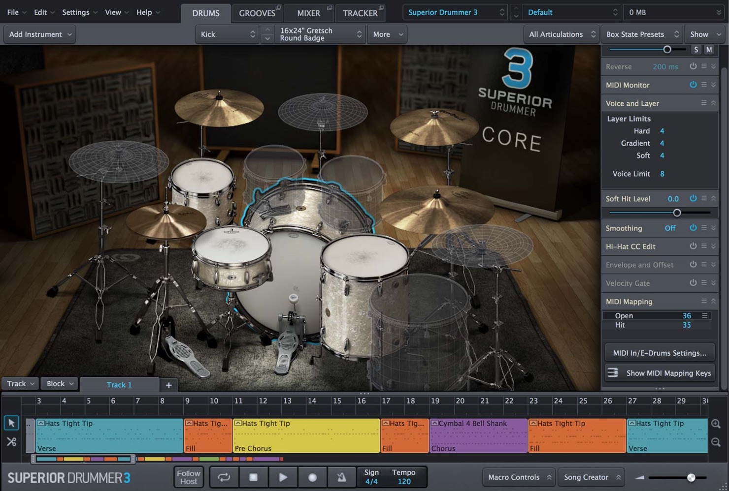 サウンド容量は圧巻の235GB!「SUPERIOR DRUMMER 3」が発売されました