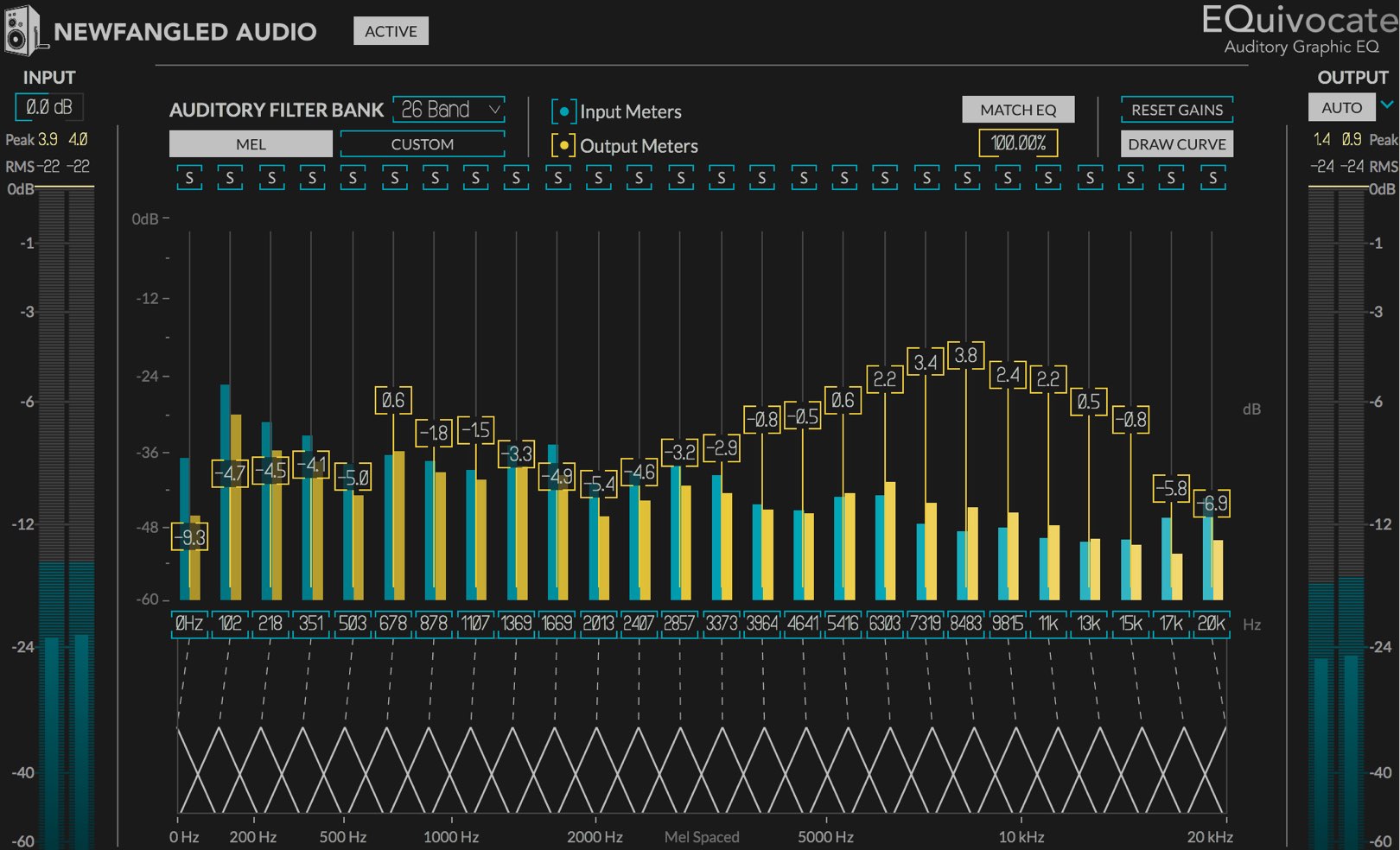 Eventide Equivocateの使い方 高機能なグラフィックイコライザー