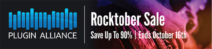 Plugin Alliance 最大90%オフ!Rocktober Sale 10月16日まで