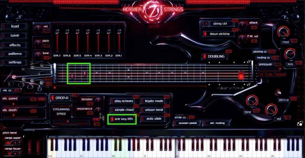 ThreeBody Technology Heavier7Strings 使い方② 奏法編