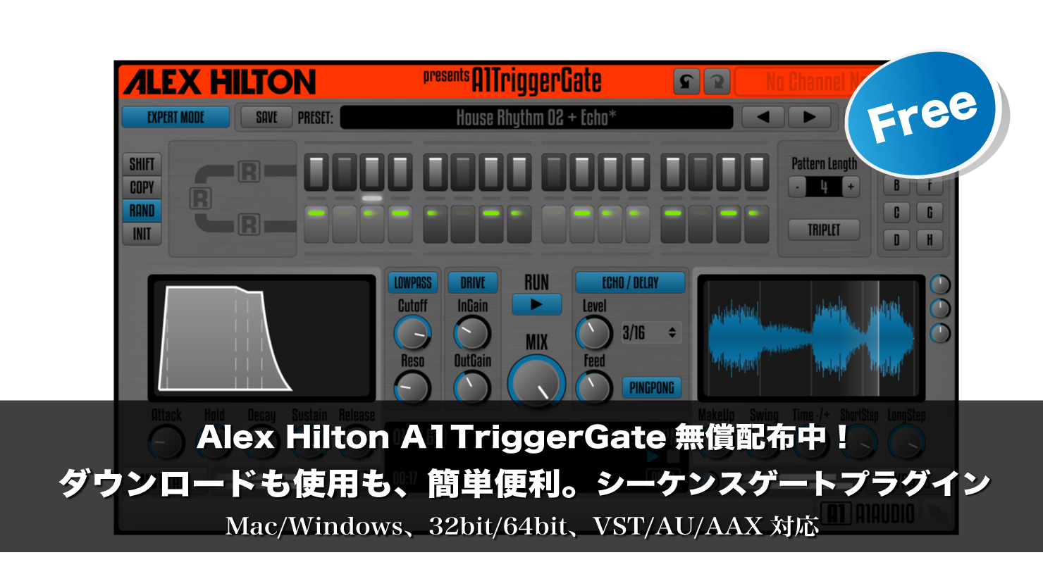 簡単便利、そして無料。Alex Hilton「A1TriggerGate」
