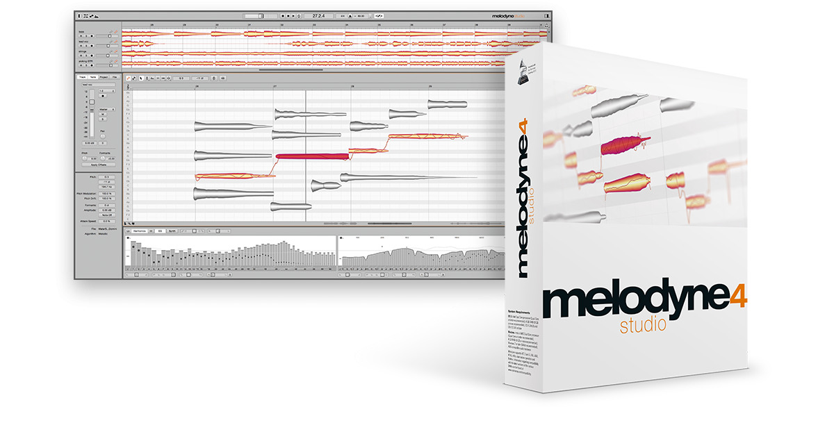 定番ピッチ編集ソフト Melodyne 4 ③ editor/studioの概要と使い方