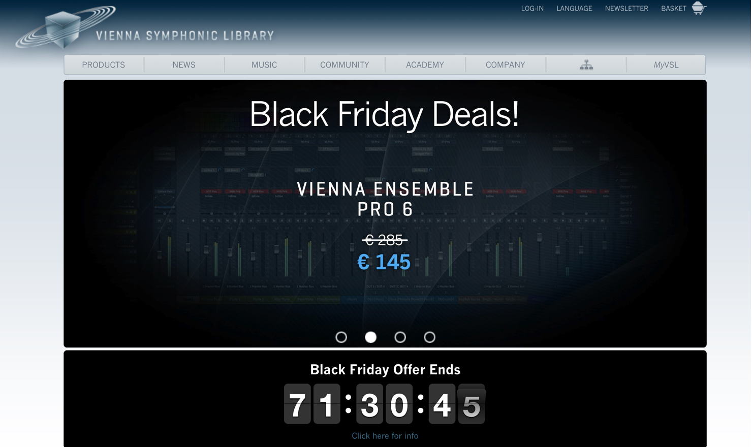 【50%OFF】Vienna Ensemble PRO 6がセール中!ブラックフライデー2018