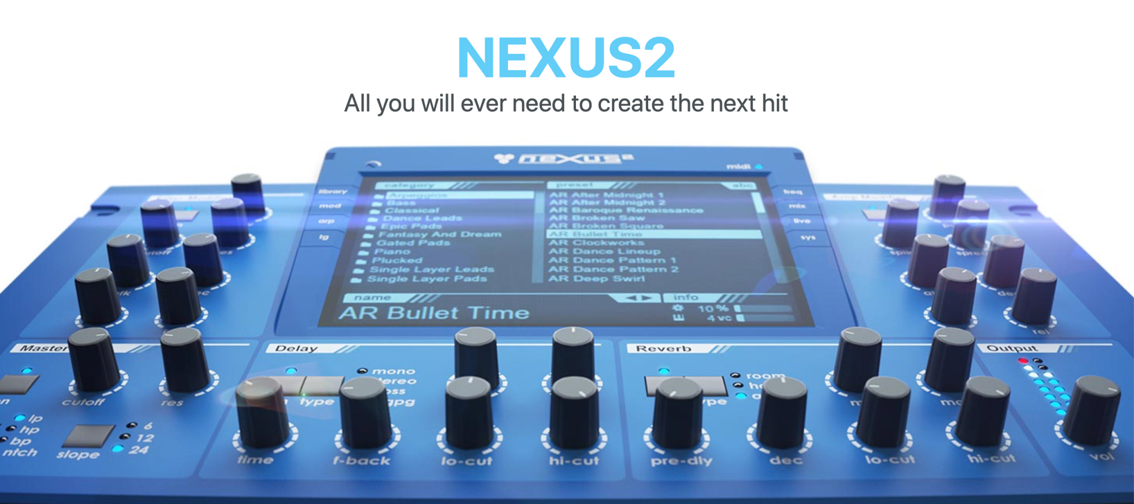 【定番シンセ】nexus2が199ドル 拡張プリセットもセール中