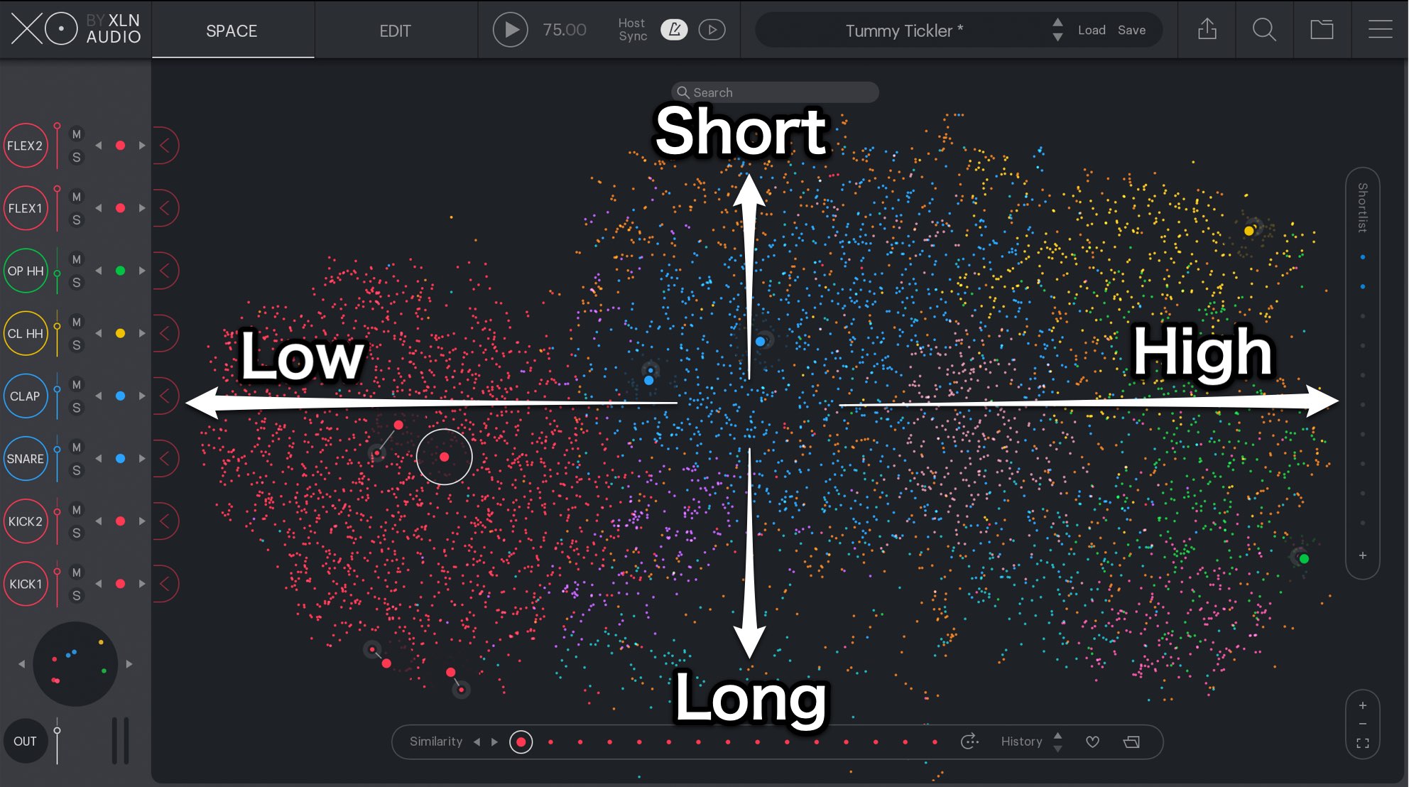 XLN Audio XO Tutorial ① Selecting Kit Sounds by learning SPACE Basics