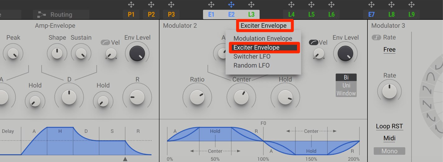 Exciter Envelope