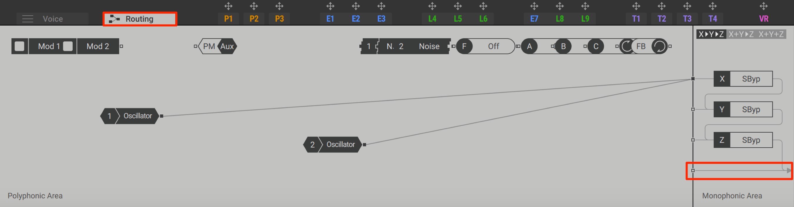 Massive X Routing