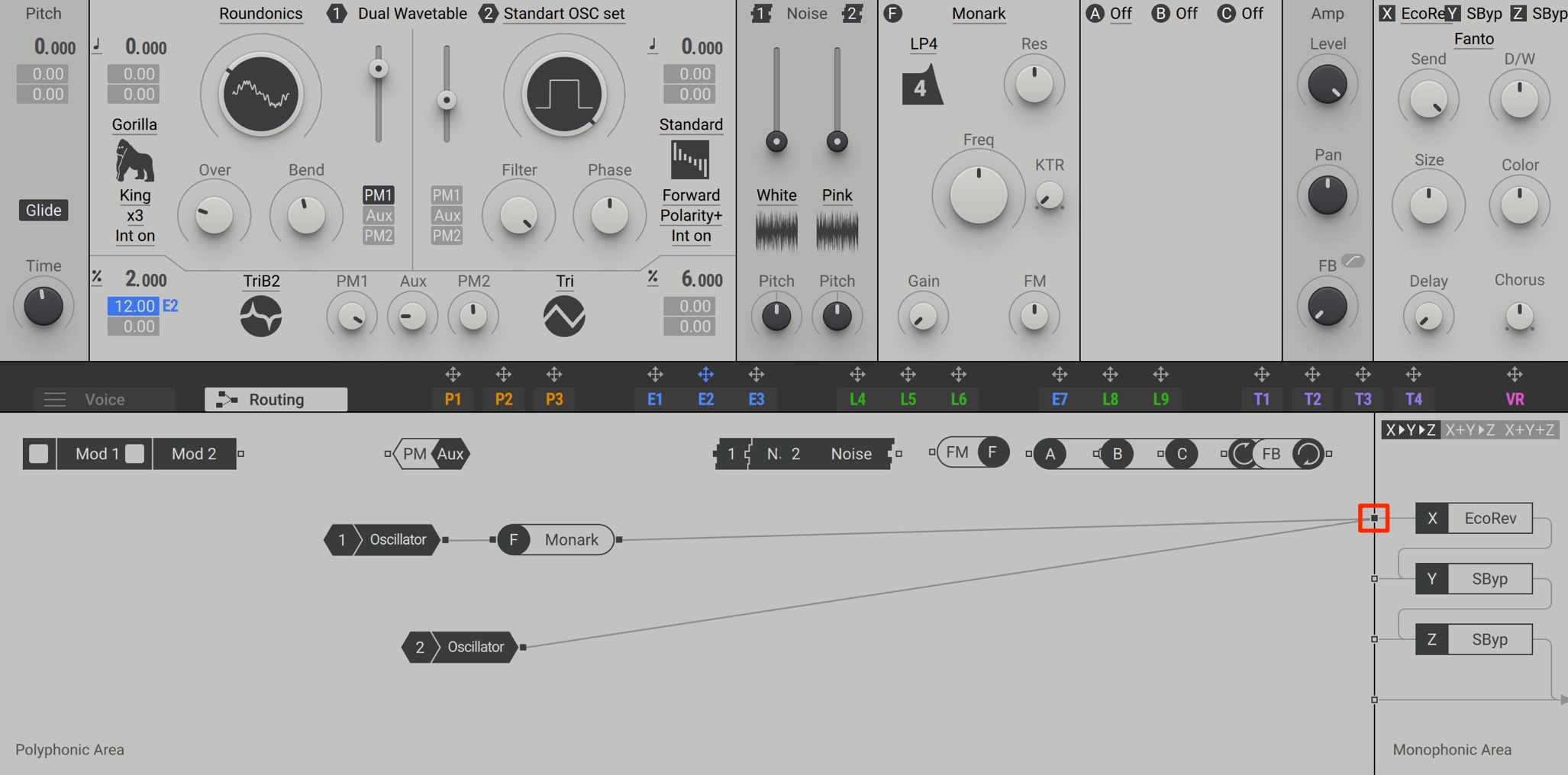 OSC1 OSC2 Reverb Effect-1