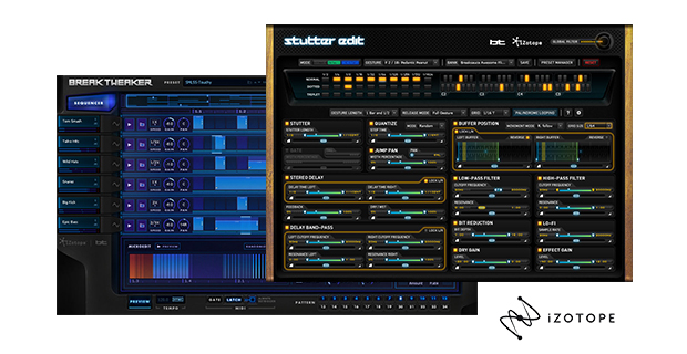 【89%OFF】iZotope Stutter Edit & Break Tweaker Extended Bundleがセール中!