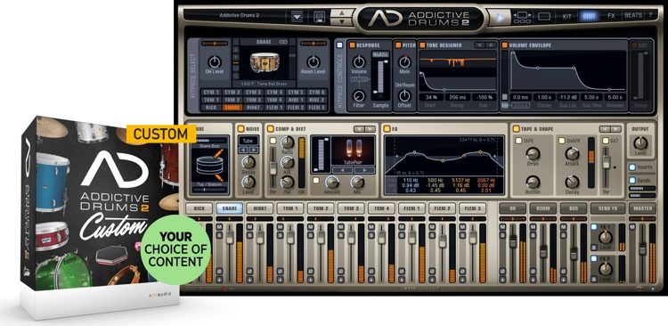 【最大40%OFF】 Addictive Drums 2 人気の「Custom」などがホリデーセール中!