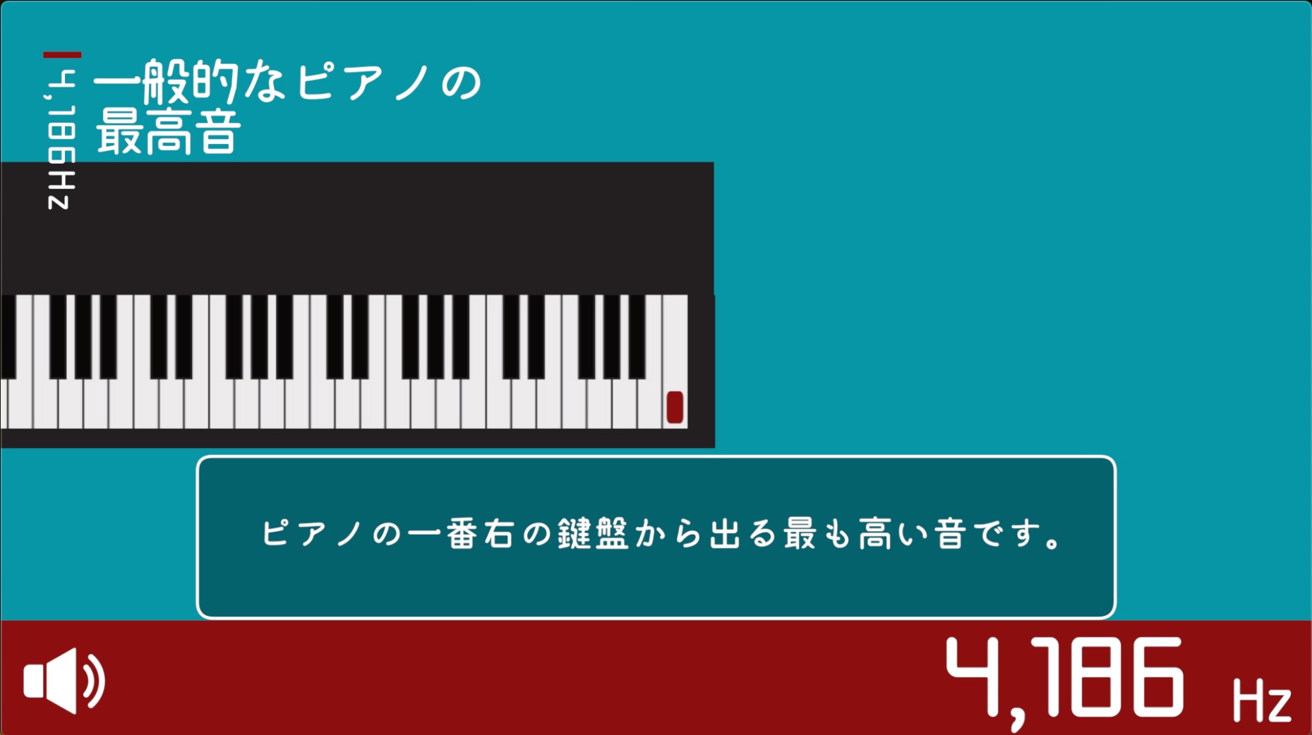 ピアノ高音
