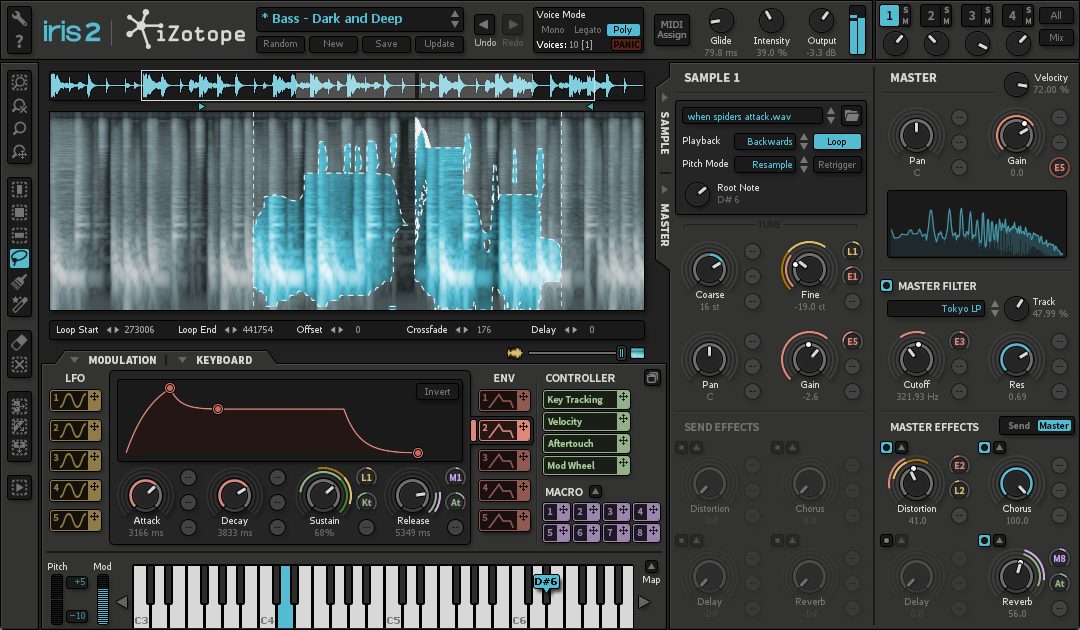 【93%OFF】オーディオ素材から未知のサウンドを生み出せるシンセ iZotope Iris 2が1,200円!