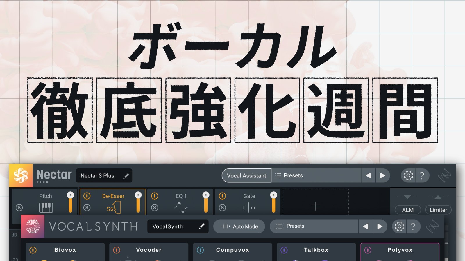 【53%OFF】iZotope Vocal Synth 2とNectar 3 PlusがセットになったVocal Bundleがセール中!