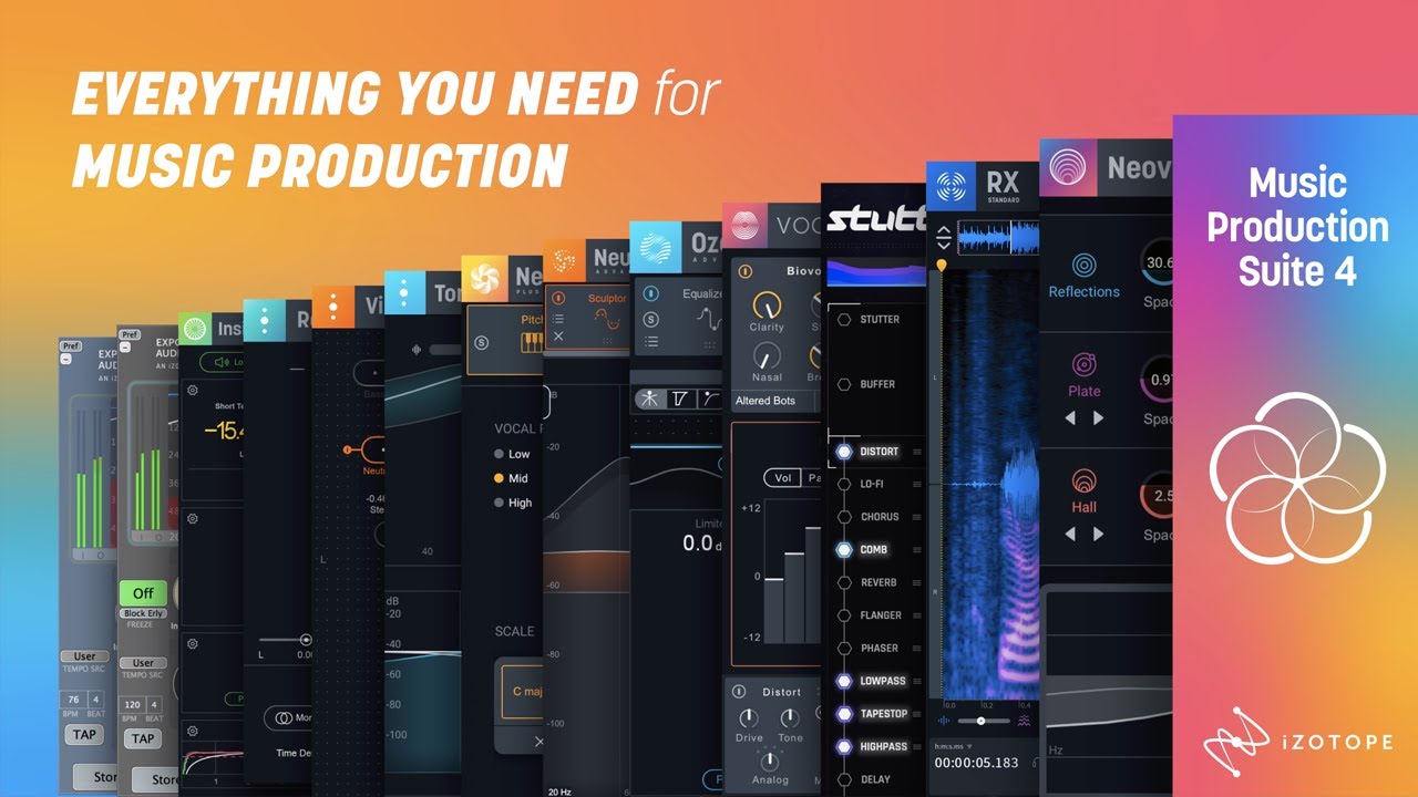 【最大64%OFF】制作系ツールがひと通り揃う iZotope Music Production Suite 4がセール中!