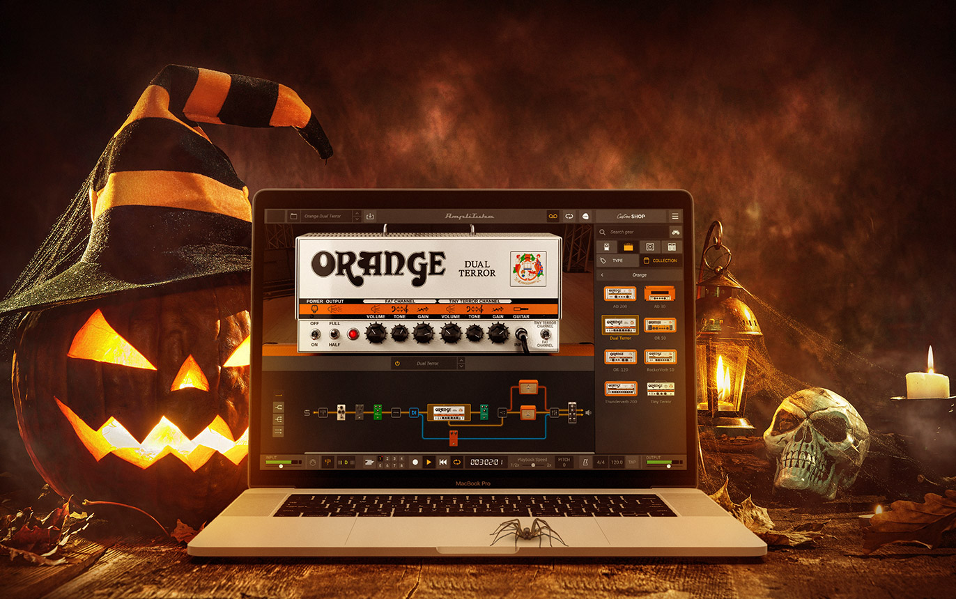 【無料】AmpliTube 5で使用可能な拡張アンプ Orange Dual Terror が期間限定無償配布中!無料版CSでも使用可!