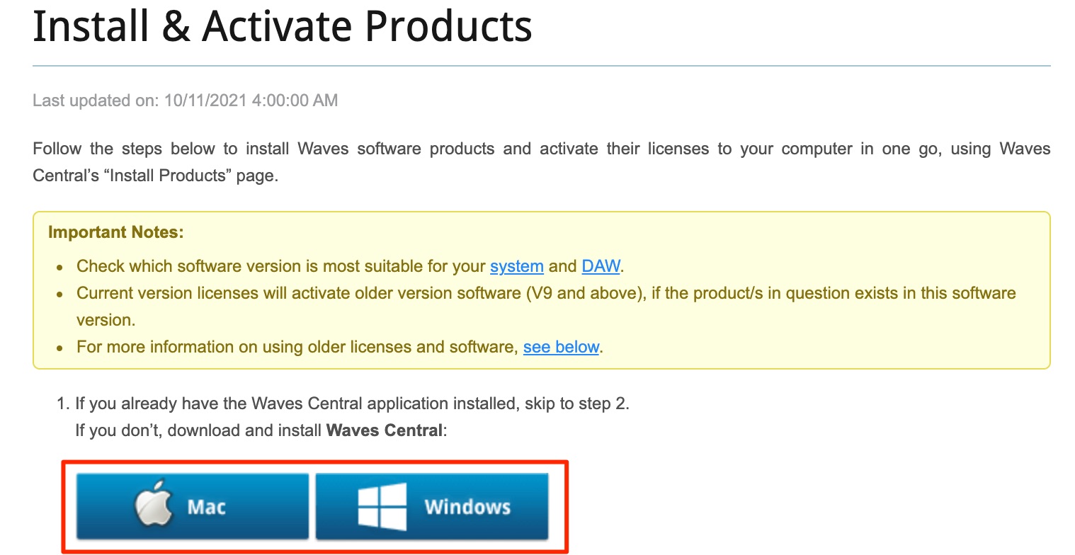 Install___Activate_Products___Support___Waves