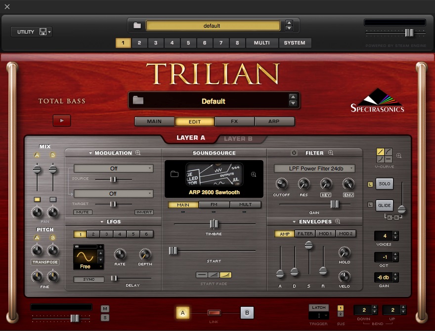 【数量限定45%OFF】定番ベース音源 Spectrasonics Trilian がアウトレットセールで19,400円！
