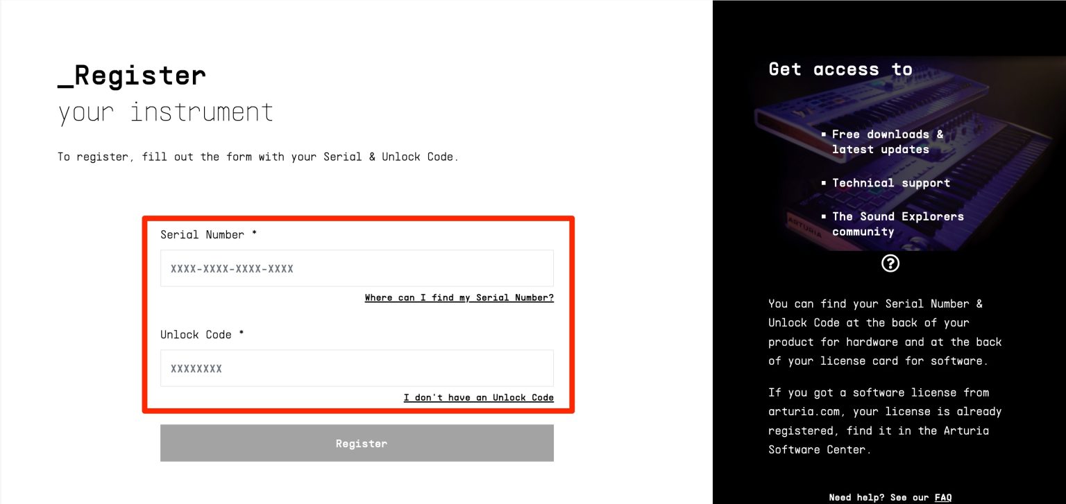 Arturiaプラグインを使用をするまでの流れ ｜アカウント作成と製品のオーサライズ