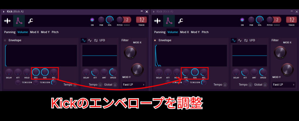 Kick Envelope 楽曲のリズムに深みを与える、ビート作成に重要な6つのテクニック