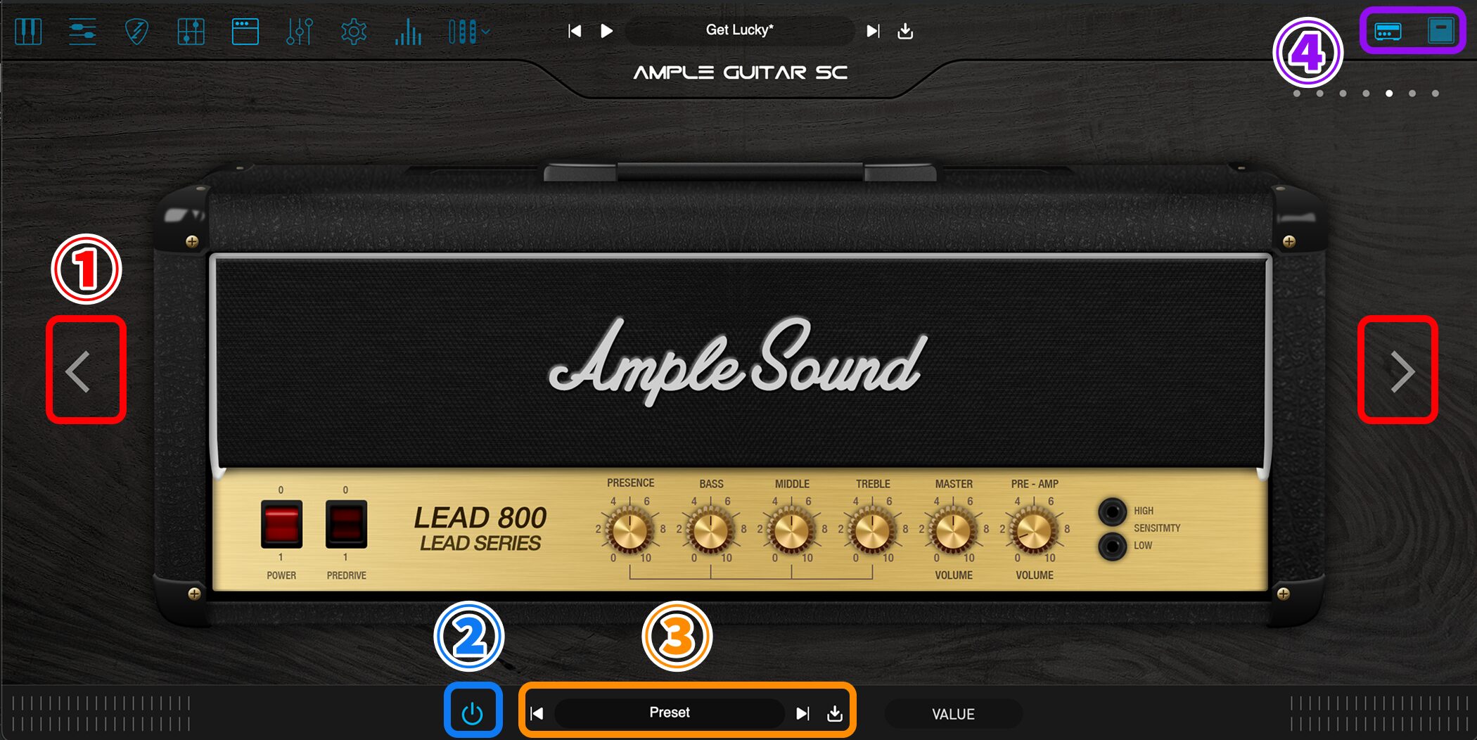 Ampパネル各項目