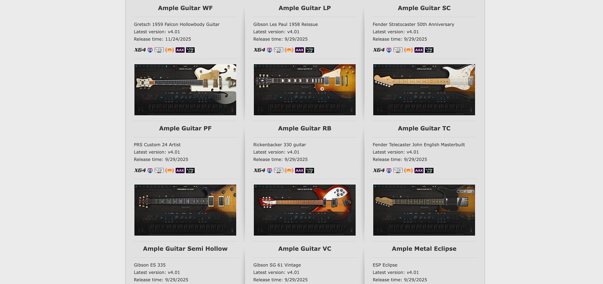 Ample Guitarモデル